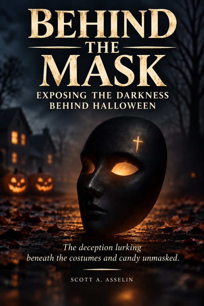Book cover of Behind the Mask: Exposing the Darkness of Halloween by Scott A. Asselin
